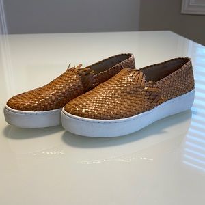 Micheal Kors Leather Slip On Shoes